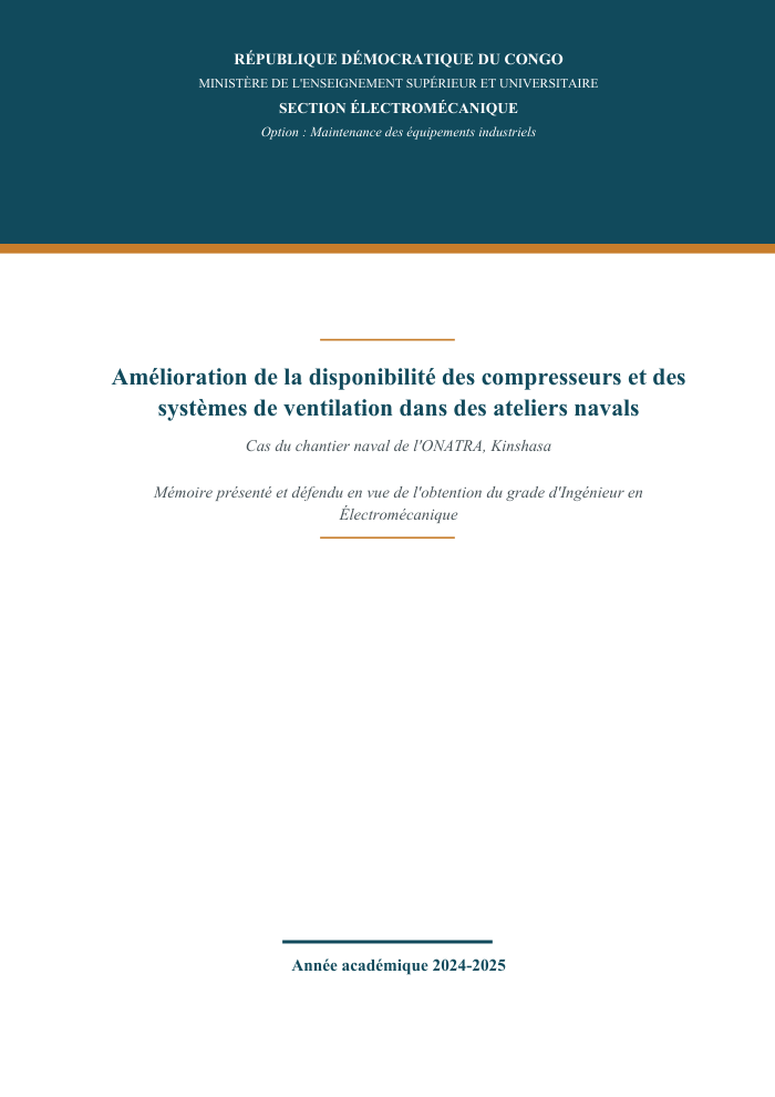 Amélioration de la disponibilité des compresseurs et des systèmes de ventilation dans des ateliers navals